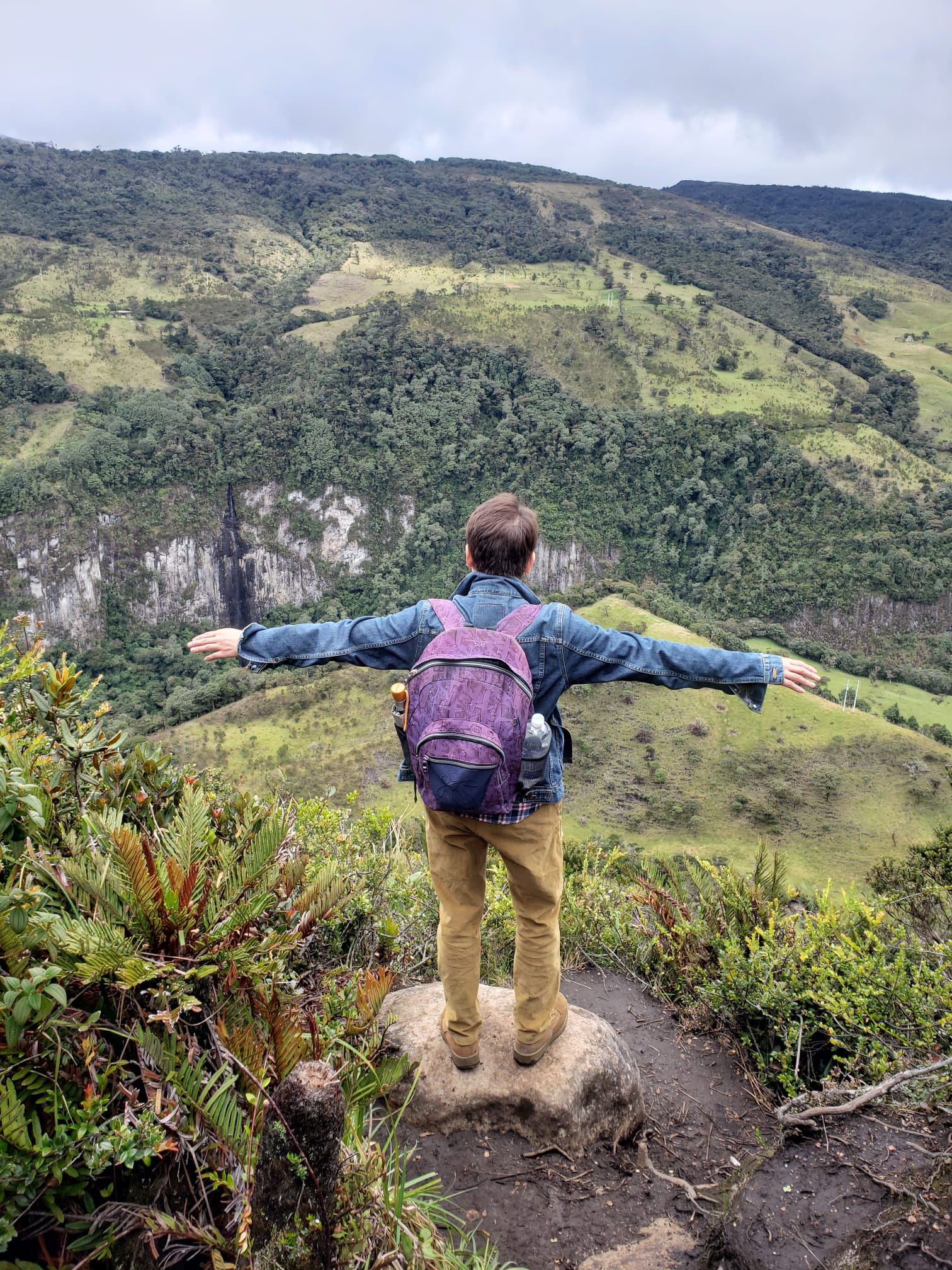 Hiking in the mountains